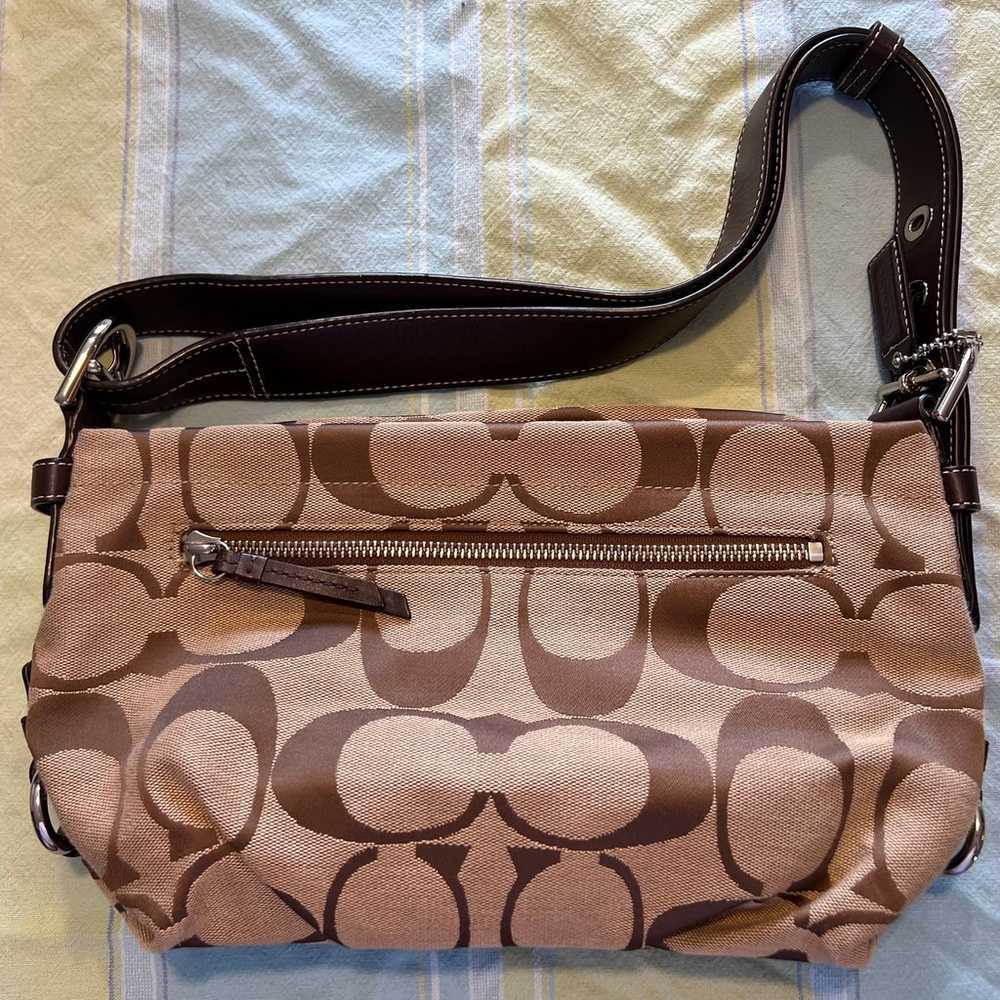 Coach signature brown hobo bag - image 2