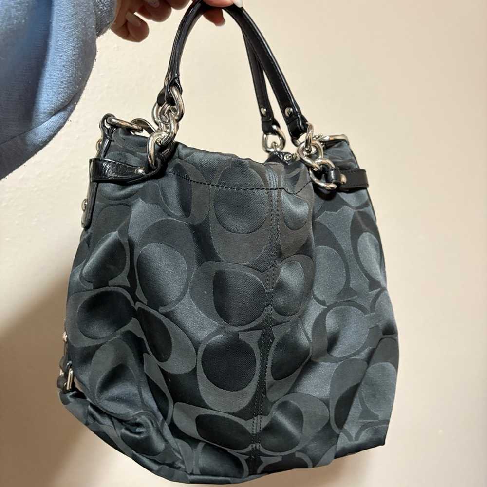 Coach Brooke Black Sateen. - image 2