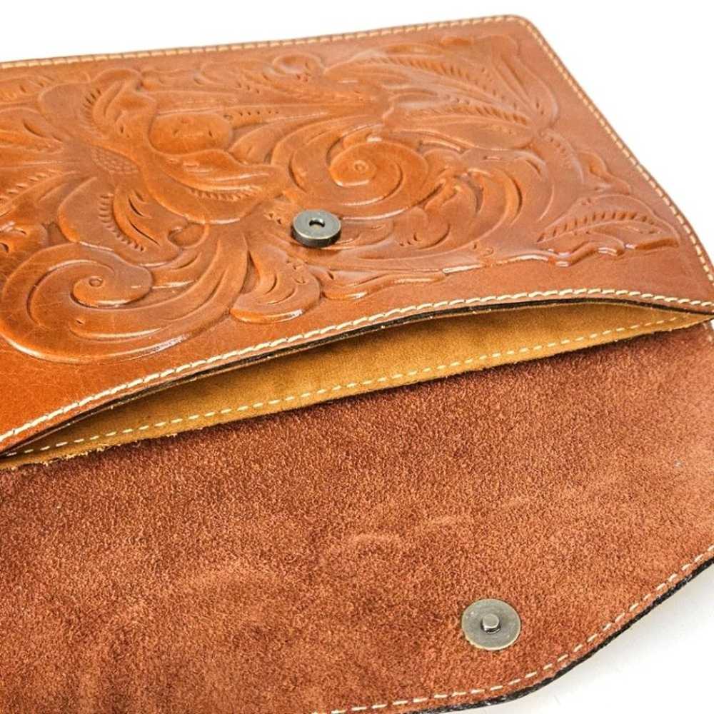 Patricia Nash Tooled Florence Leather Envelope Cl… - image 6