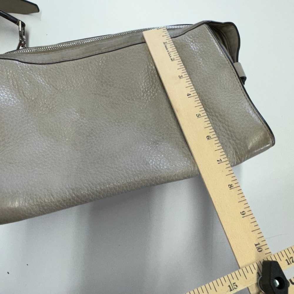 Michael Kors Purse Womens Grey Taupe Pebbled Leat… - image 7