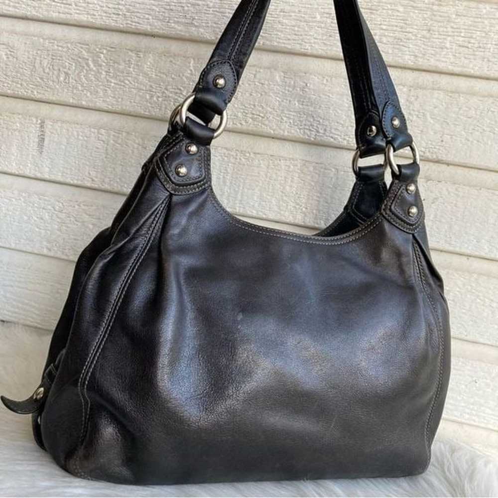 COACH Black Madison Maggie Shoulder Bag Tote 1488… - image 3