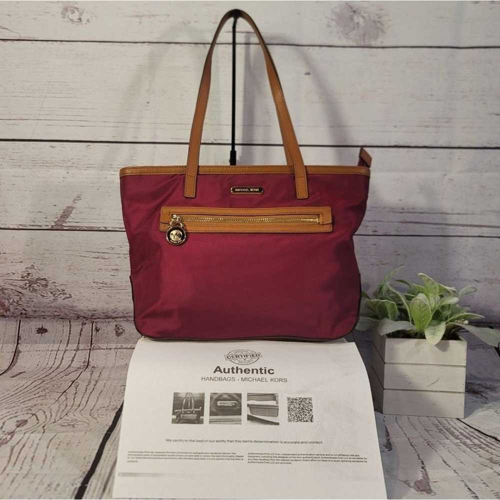 Michael Kors Kempton Burgundy/Maroon and Brown To… - image 3