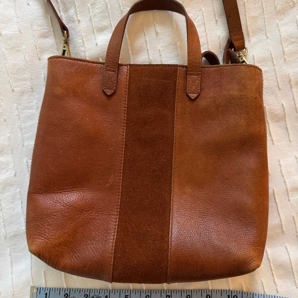 Madewell Small Transport Leather Crossbody Tote - image 5