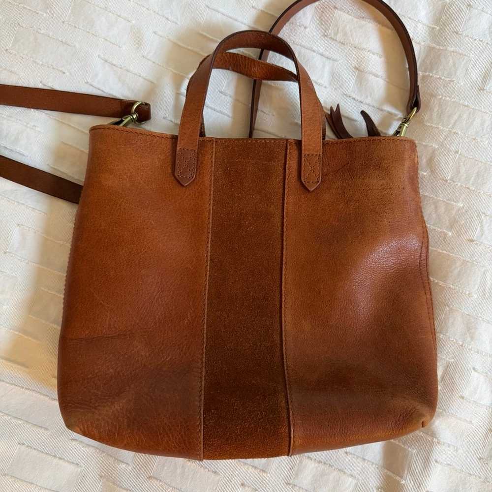 Madewell Small Transport Leather Crossbody Tote - image 7