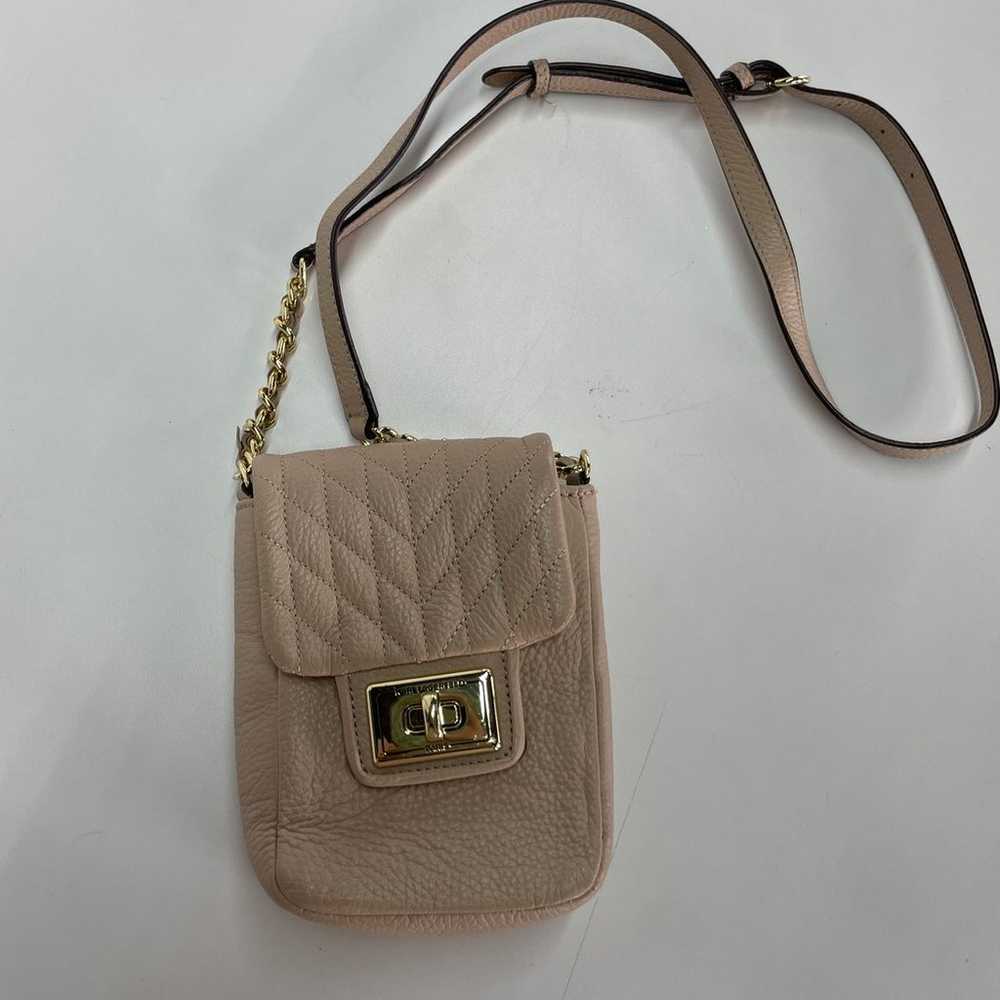 Karl Lagerfeld Purse Womens Tan Beige Crossbody A… - image 1