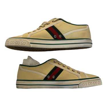 Gucci Tennis 1977 leather low trainers - image 1