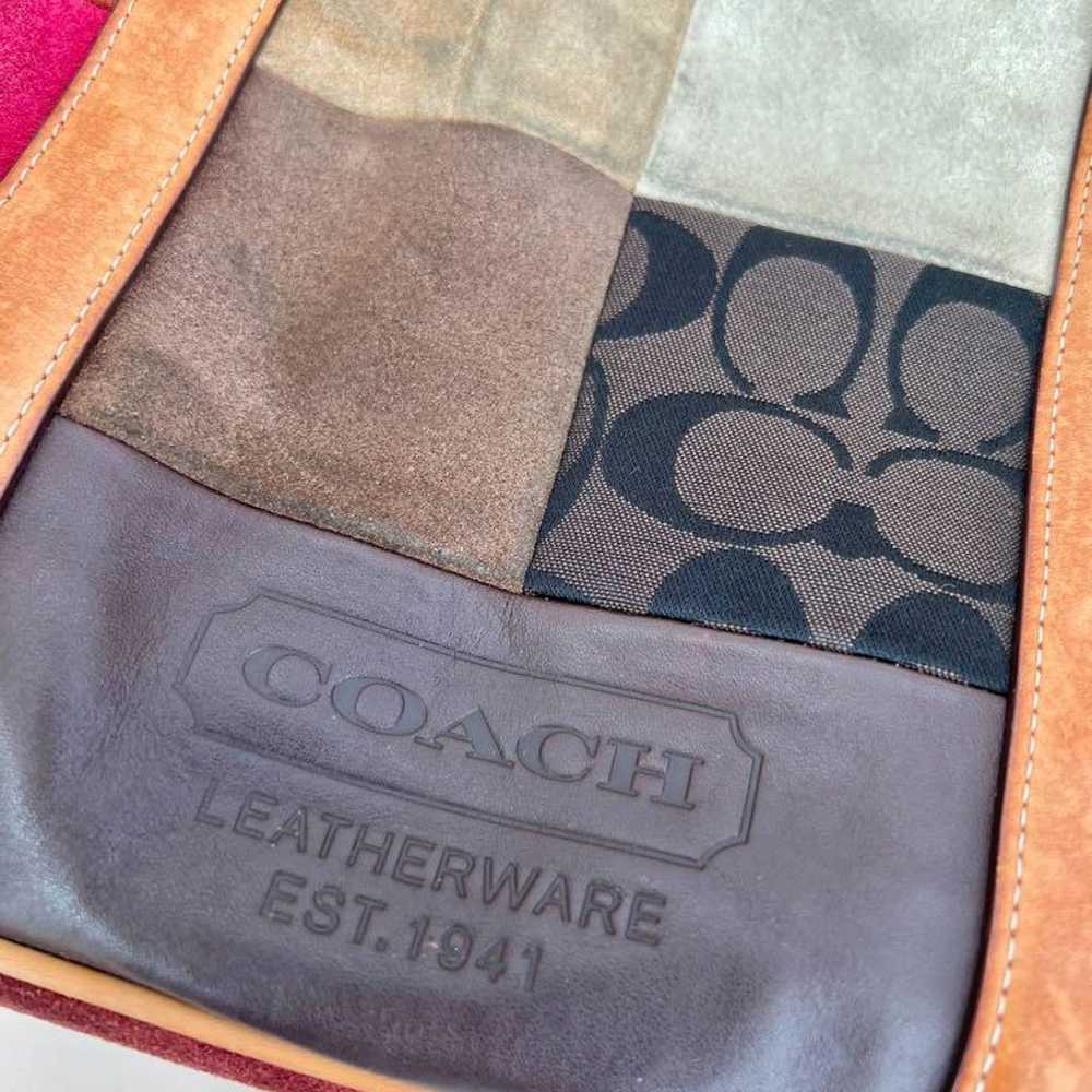 COACH Multicolor Patchwork Tote Bag - image 2