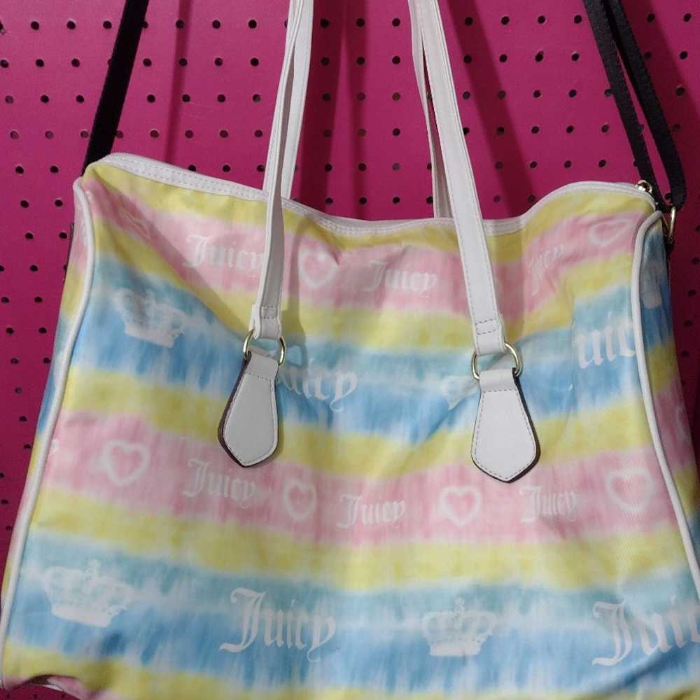 Juicy couture duffle bag tie dye excellent condit… - image 2