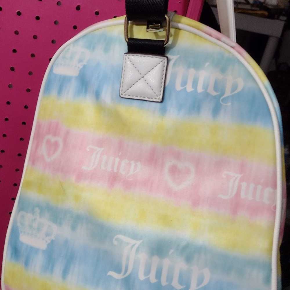 Juicy couture duffle bag tie dye excellent condit… - image 4