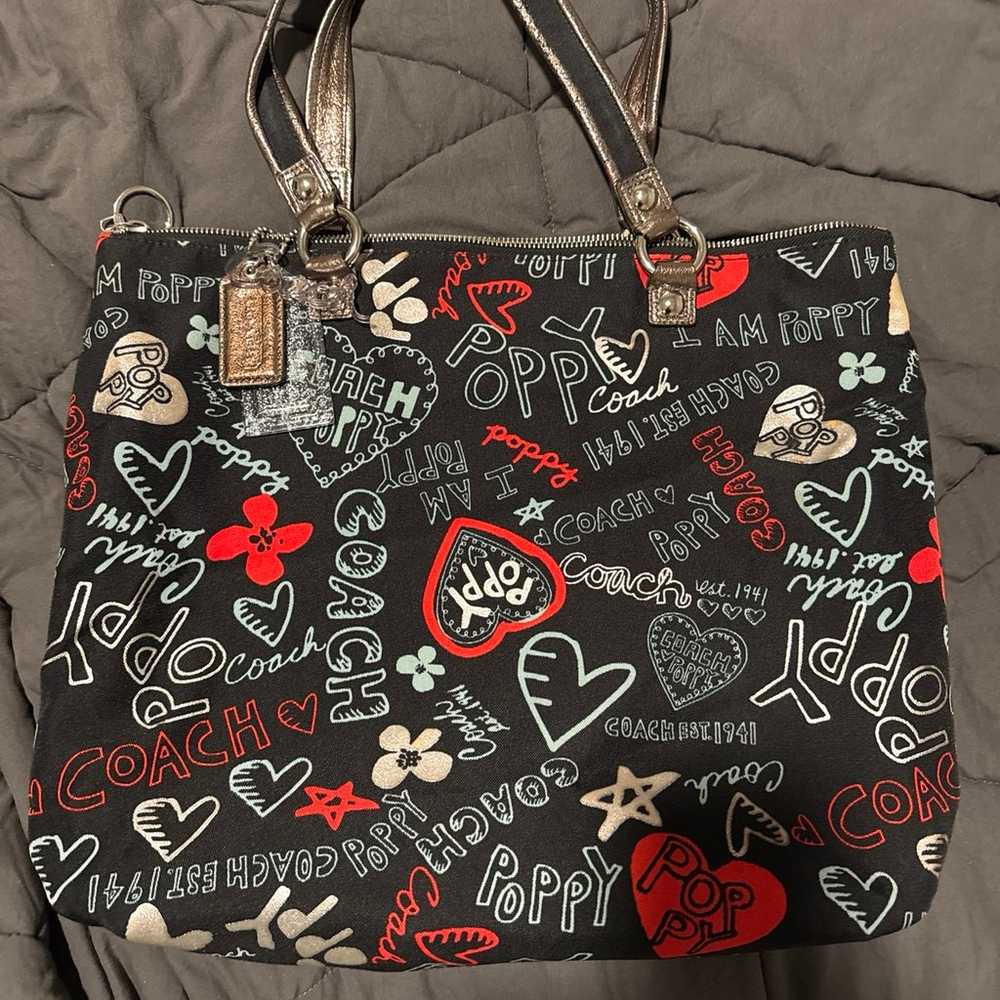 Coach poppy Glam Tote - image 2