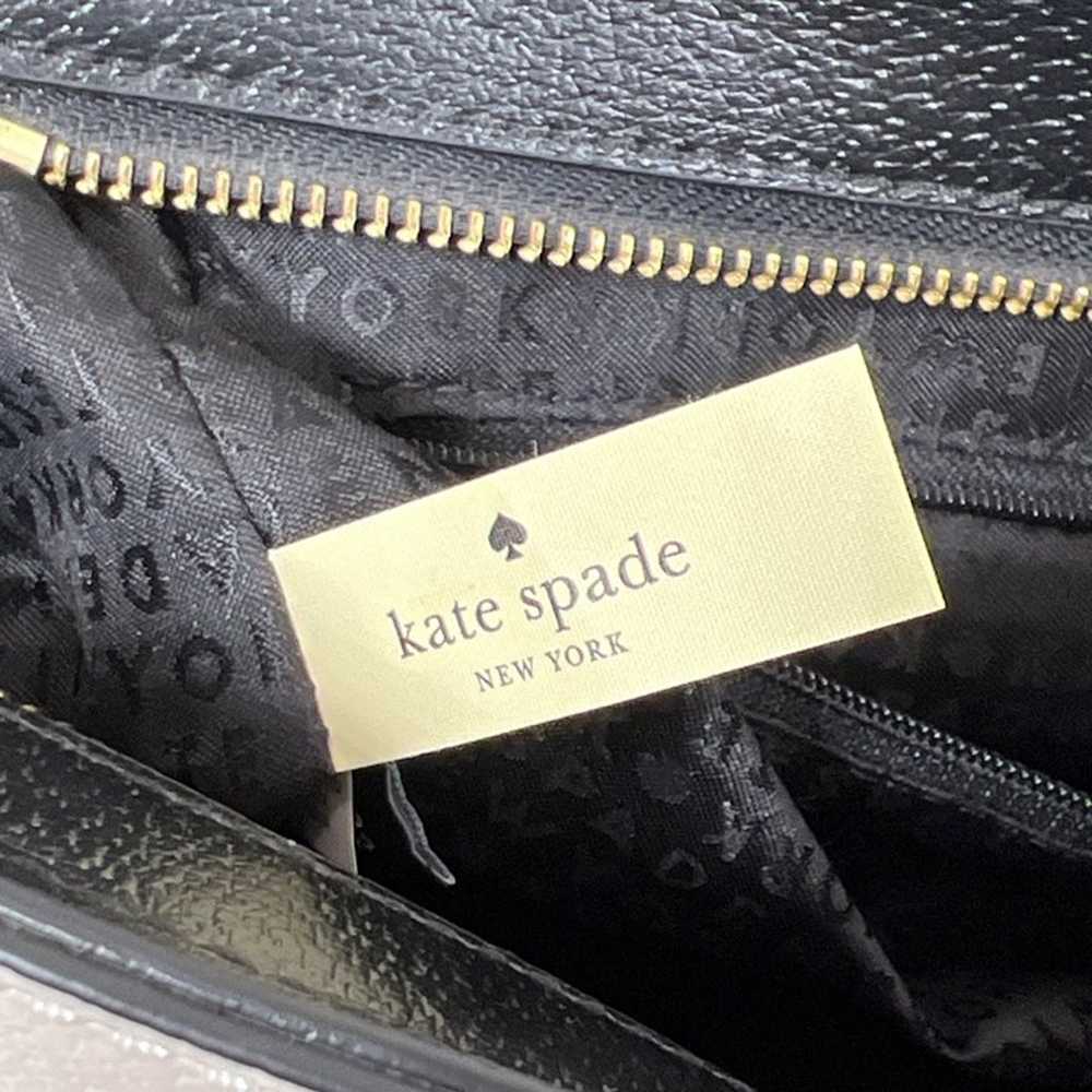 KATE SPADE Grove Street Lana Satchel Black/Cream … - image 11