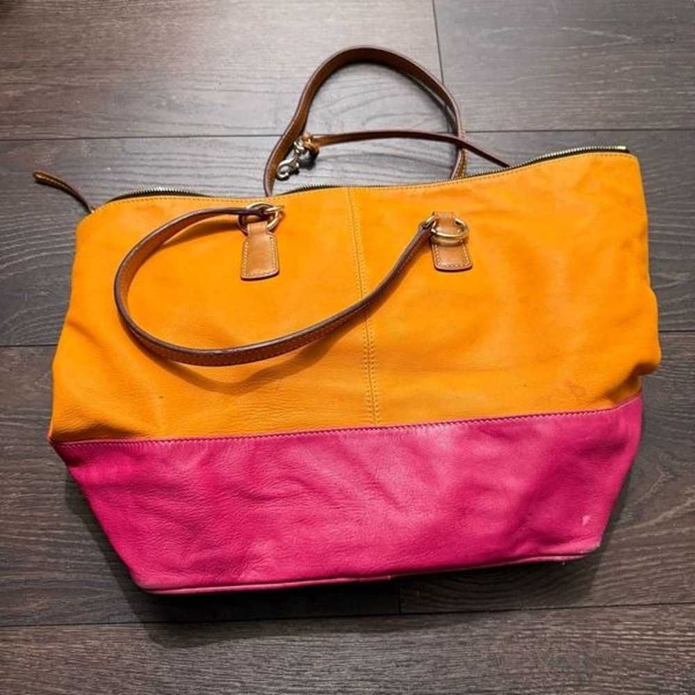 Dooney and Bourke Women’s Colorblock Leather Tote… - image 3