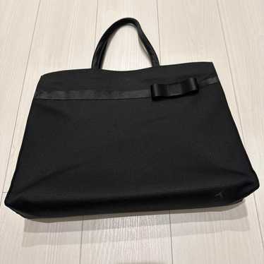 Black Tote Bag with Ribbon - image 1