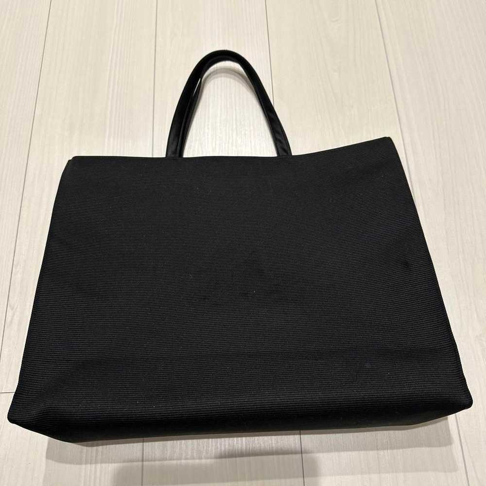 Black Tote Bag with Ribbon - image 2