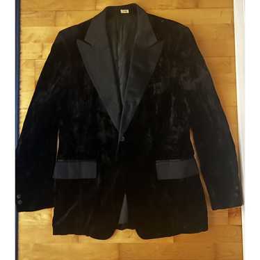 After Six VTG After Six Velvet Blazer Smoking Jac… - image 1