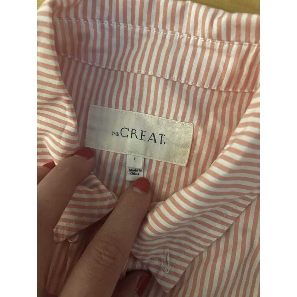 The Great The Great Shirt Swing Oxford Pink Overs… - image 3