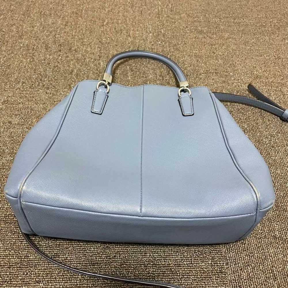 COACH Shoulder Bag Light Blue 2WAY - image 6