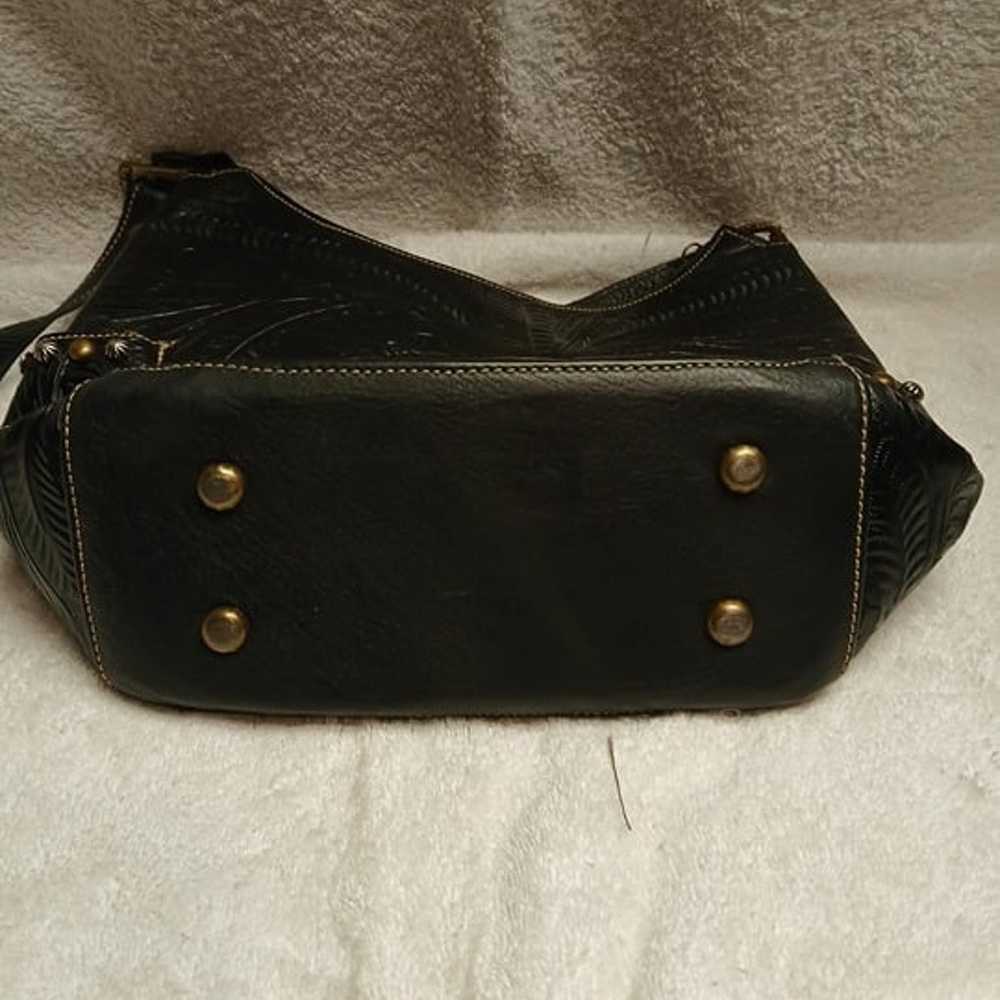 AMERICAN WEST Black Western Handbag Shoulder Bag … - image 9