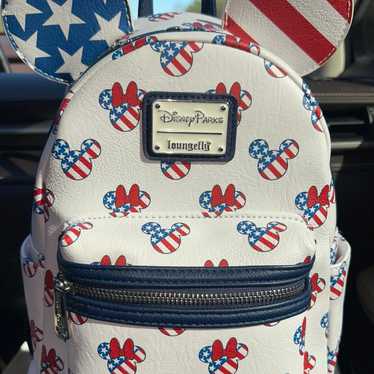 Disney Parks Loungefly Mickey & Minnie Backpack St