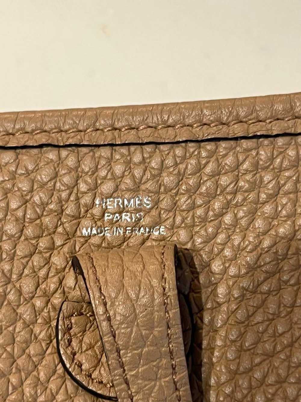 HERMES Evelyn tpm cuible maxi quadrilles #PC8SI6 - image 7