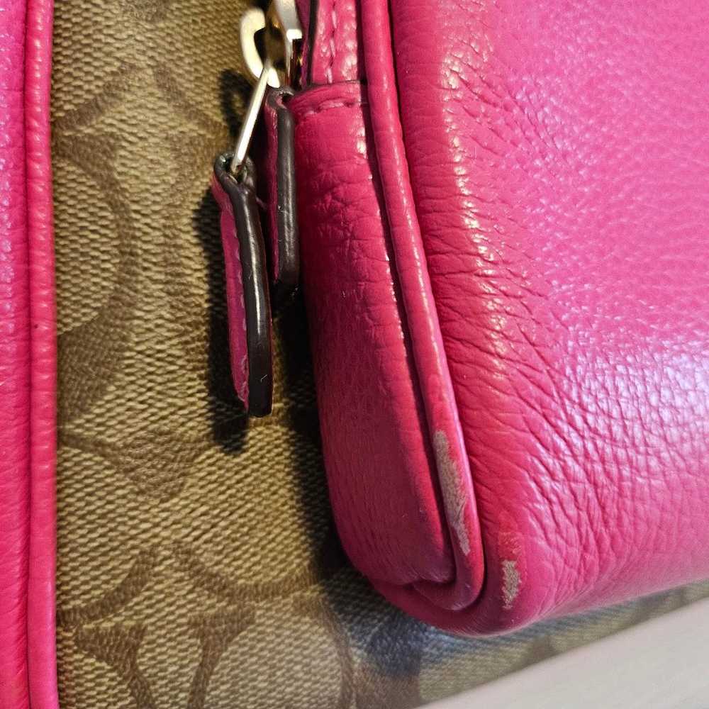 Coach Signature and Pink Backpack - image 3