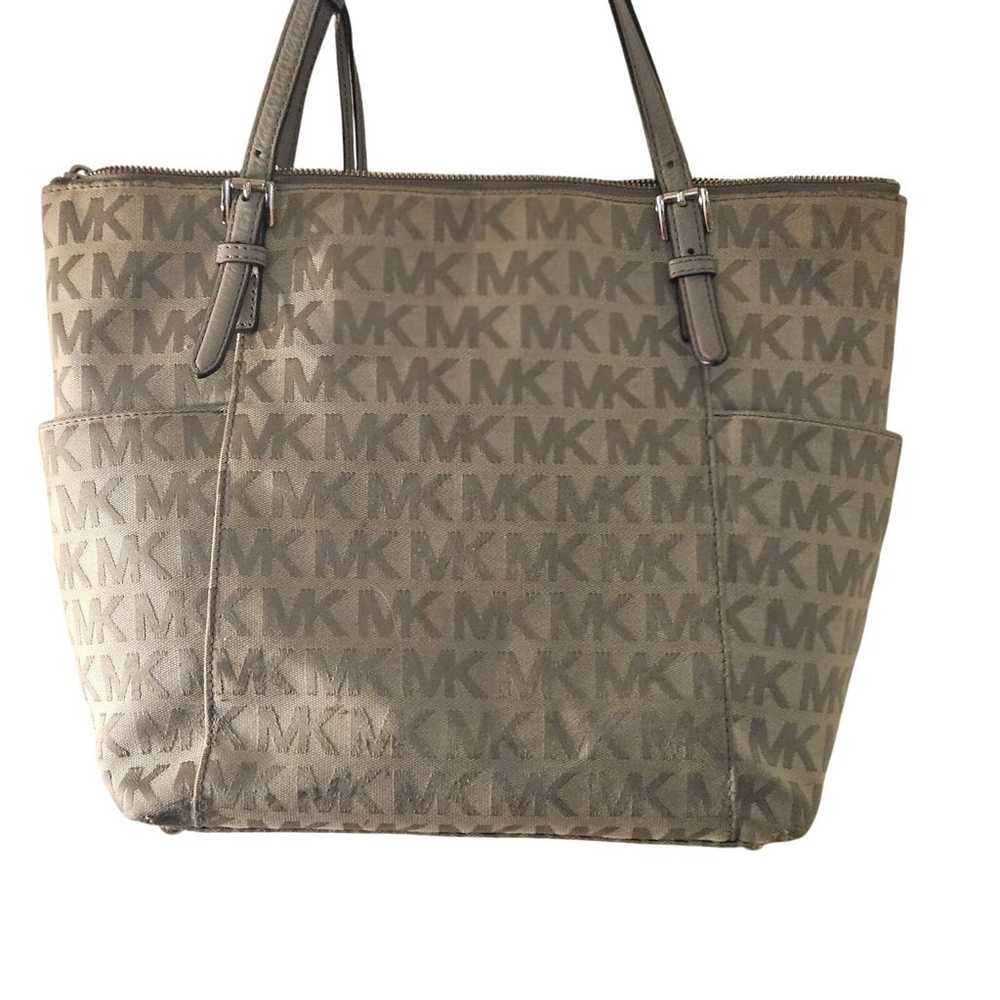 Michael Kors Jet Set Tote Shoulder Bag Top Zip MK… - image 1