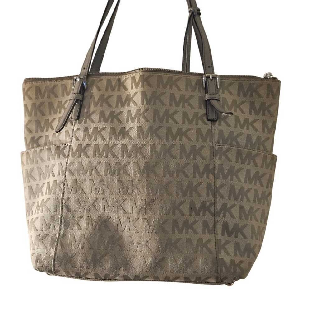 Michael Kors Jet Set Tote Shoulder Bag Top Zip MK… - image 3