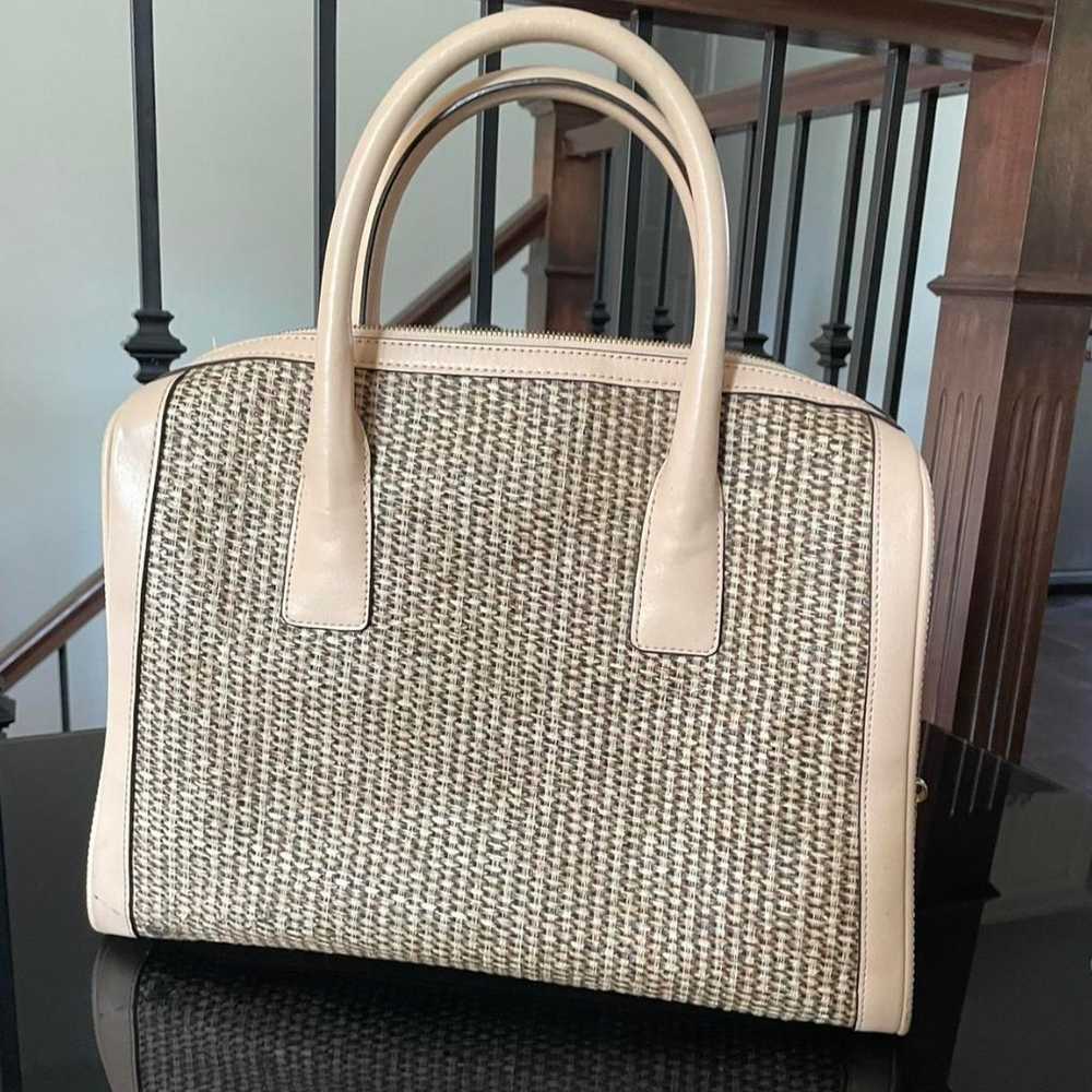 Henri Bendel RARE unique Woven Handbag Excellent … - image 2