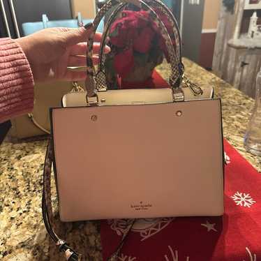 Kate Spade snake print satchel