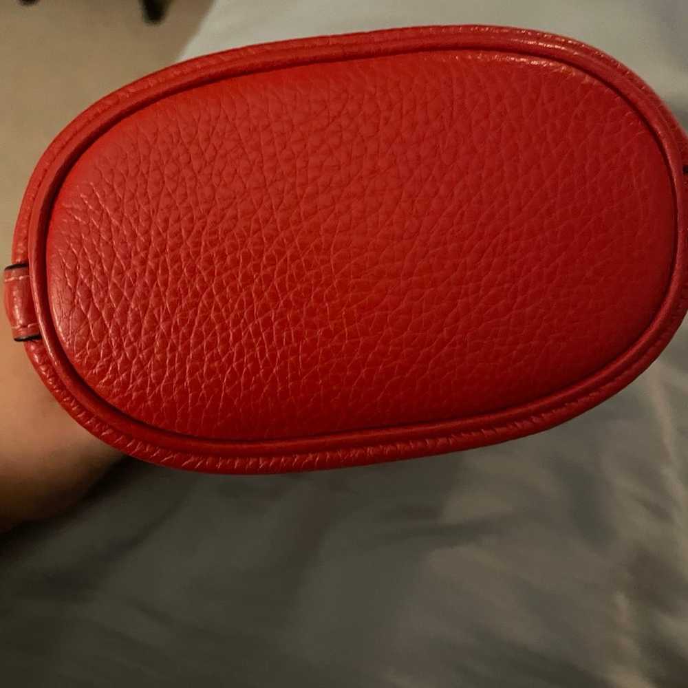 Mini Red Coach bucket bag - image 6