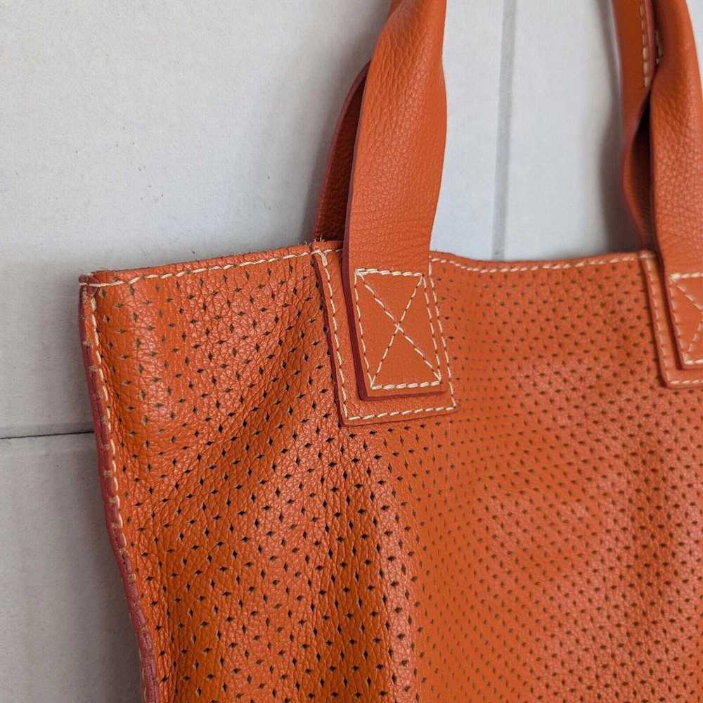 Sofia Cardoni Sofia C Orange Perforated Leather Z… - image 5