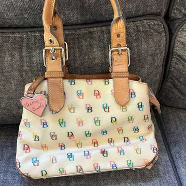 Vintage Dooney outlet & Bourke Jenna Signature Collection Tote Y2K