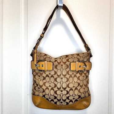 Coach 2005 vintage monogram shoulder bag/crossbody