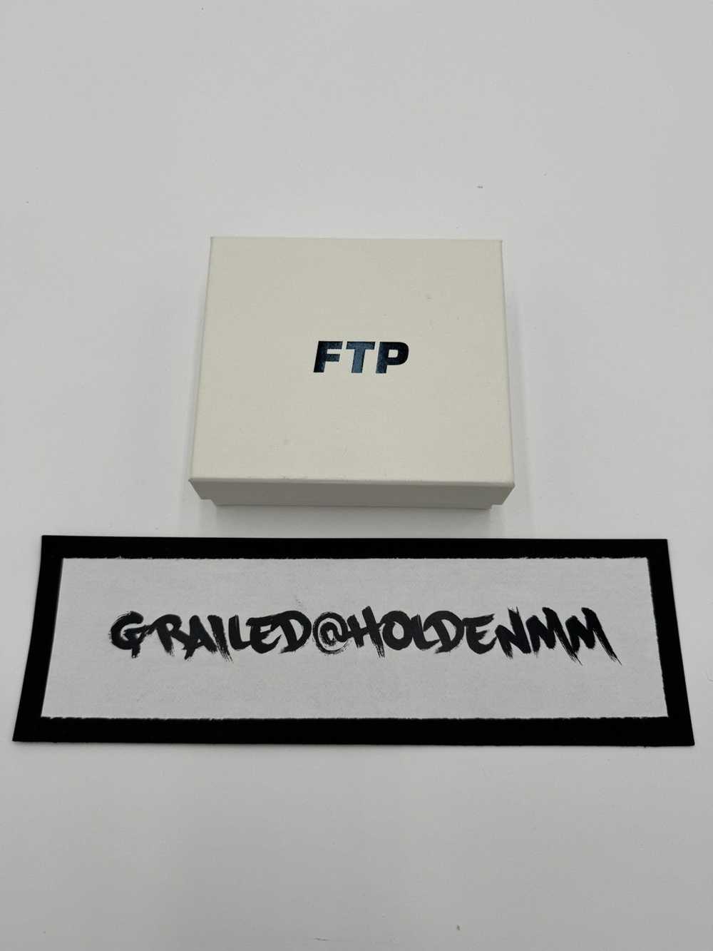 Fuck The Population FTP Logo Repete Belt Brown Go… - image 2