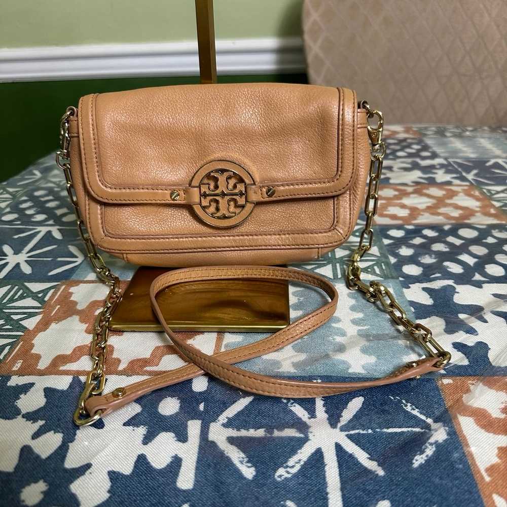 Tory Burch light brown crossbody purse - image 1