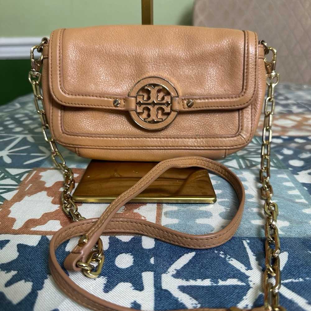 Tory Burch light brown crossbody purse - image 2