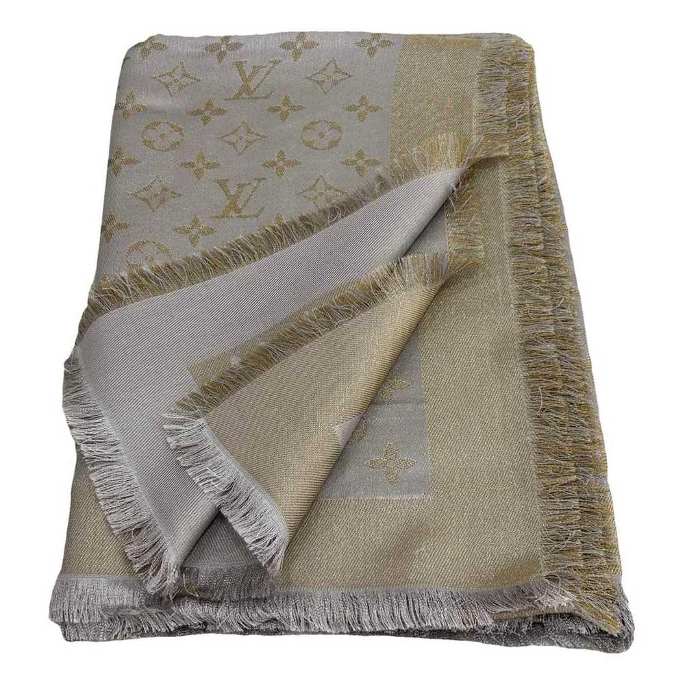 Louis Vuitton Châle Monogram shine silk stole - image 1