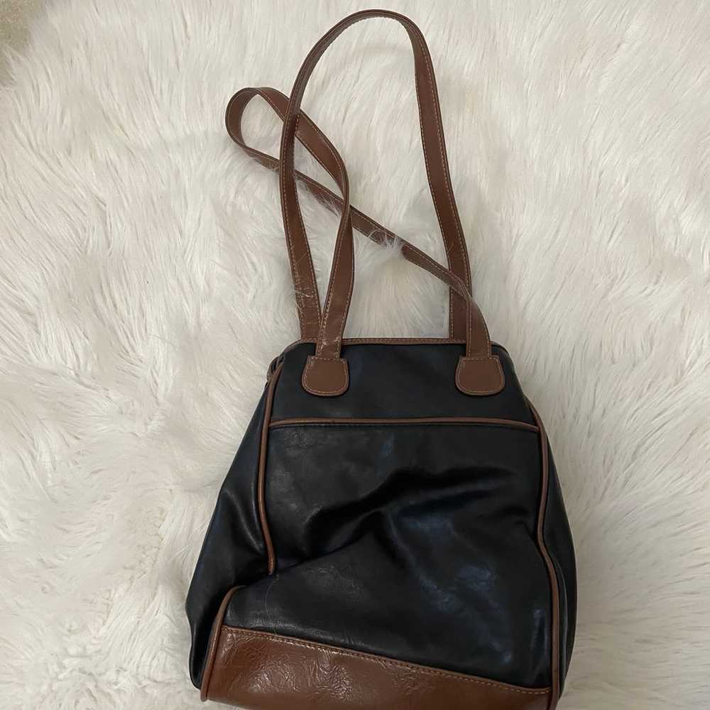 Vintage Capezio Black and Brown Women's Bag - image 2