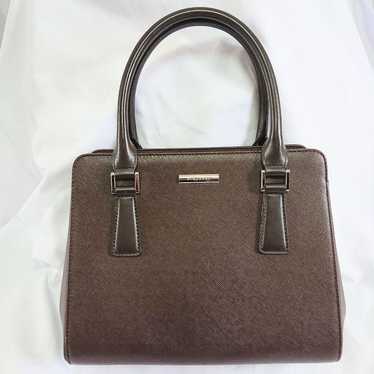 Burberry Handbag Nova Check Saffiano Logo Plate St