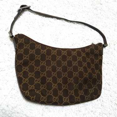 GUCCI GG Canvas Pouch One Shoulder Bag