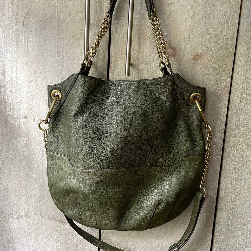 OrYany large leather hobo Bucket handbag - image 1