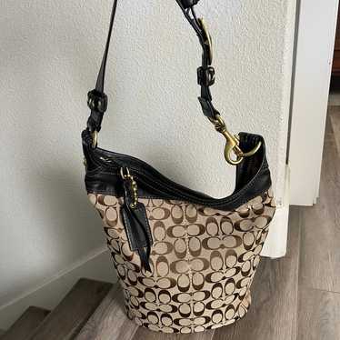 Coach bucket/hobo bag