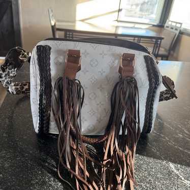 Fringe boho revamped cross body