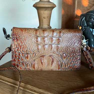 Brahmin Skyler Brown Melbourne Crossbody or Clutch - image 1