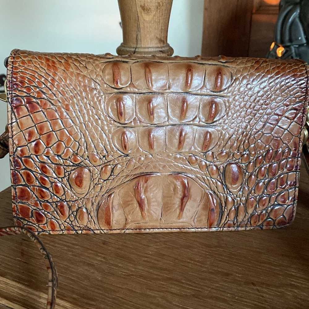 Brahmin Skyler Brown Melbourne Crossbody or Clutch - image 2