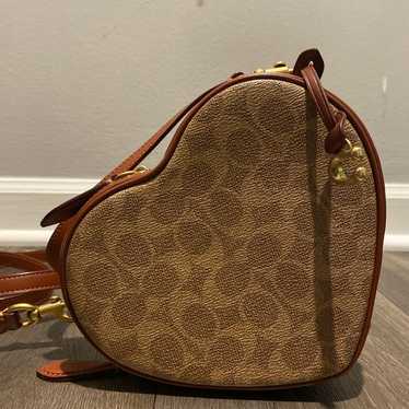 Coach Heart Crossbody Bag In Signature Canvas