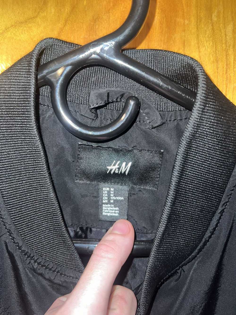 H&M H&M Lightweight Bomber Jacket, Black - image 2