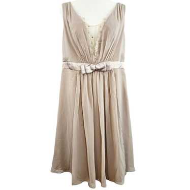 Other Alisa Pan Rhinestone Satin Waist Dress Sz. … - image 1