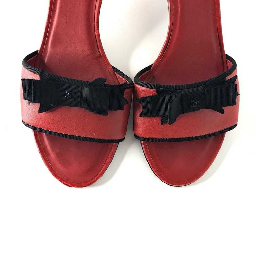 Chanel Leather mules & clogs - image 3