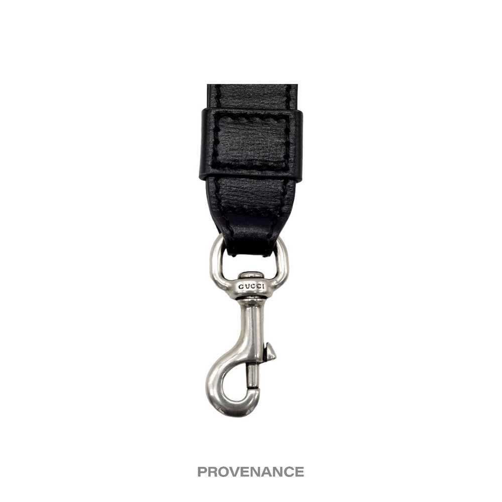 Gucci 🔴 Gucci Clutch Lanyard - Black Leather Age… - image 4